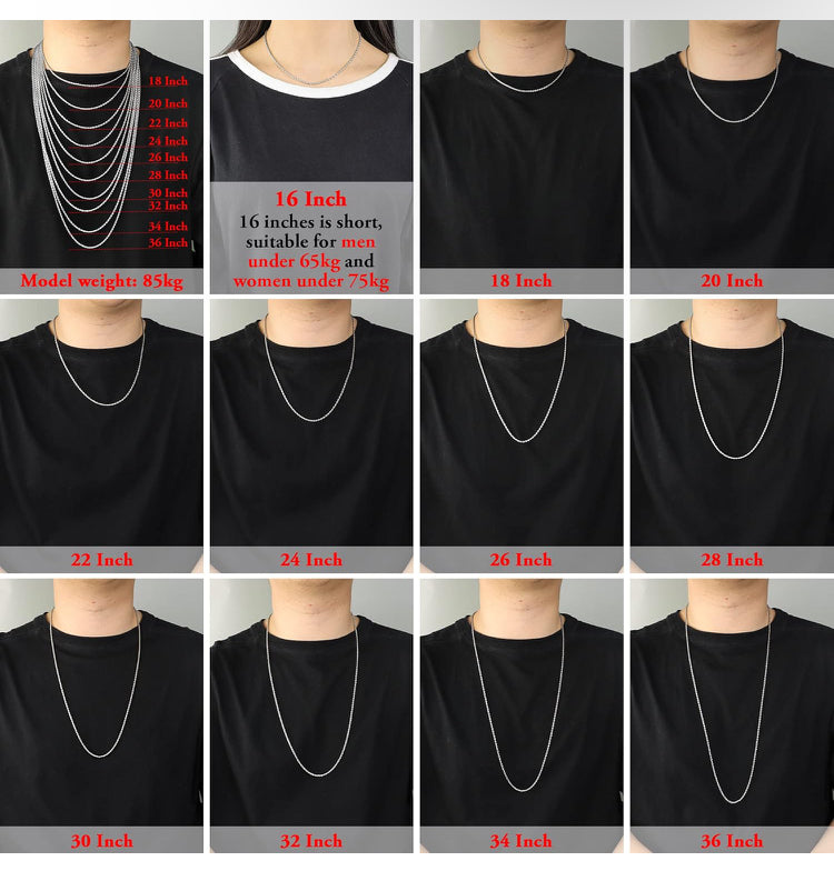 Twist Chain Necklace - Stainless Steel Rope Jewelry for Men & Women